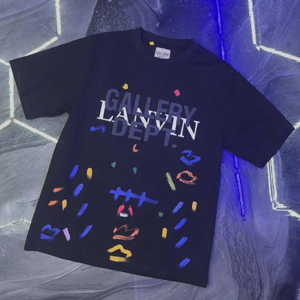 Gallery Dept Abstract Tee - Black and Multicolor